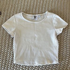 White Princess Polly Baby Tee - Size 4